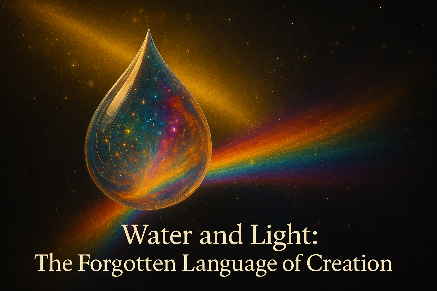 Water and Light: The Forgotten Language of Creation5