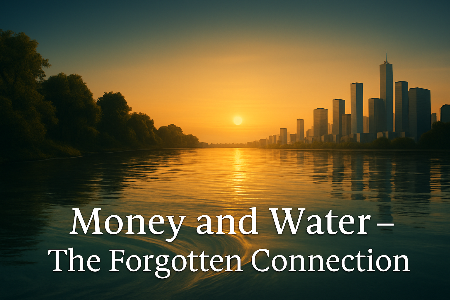 Money and Water: The Forgotten Connection2