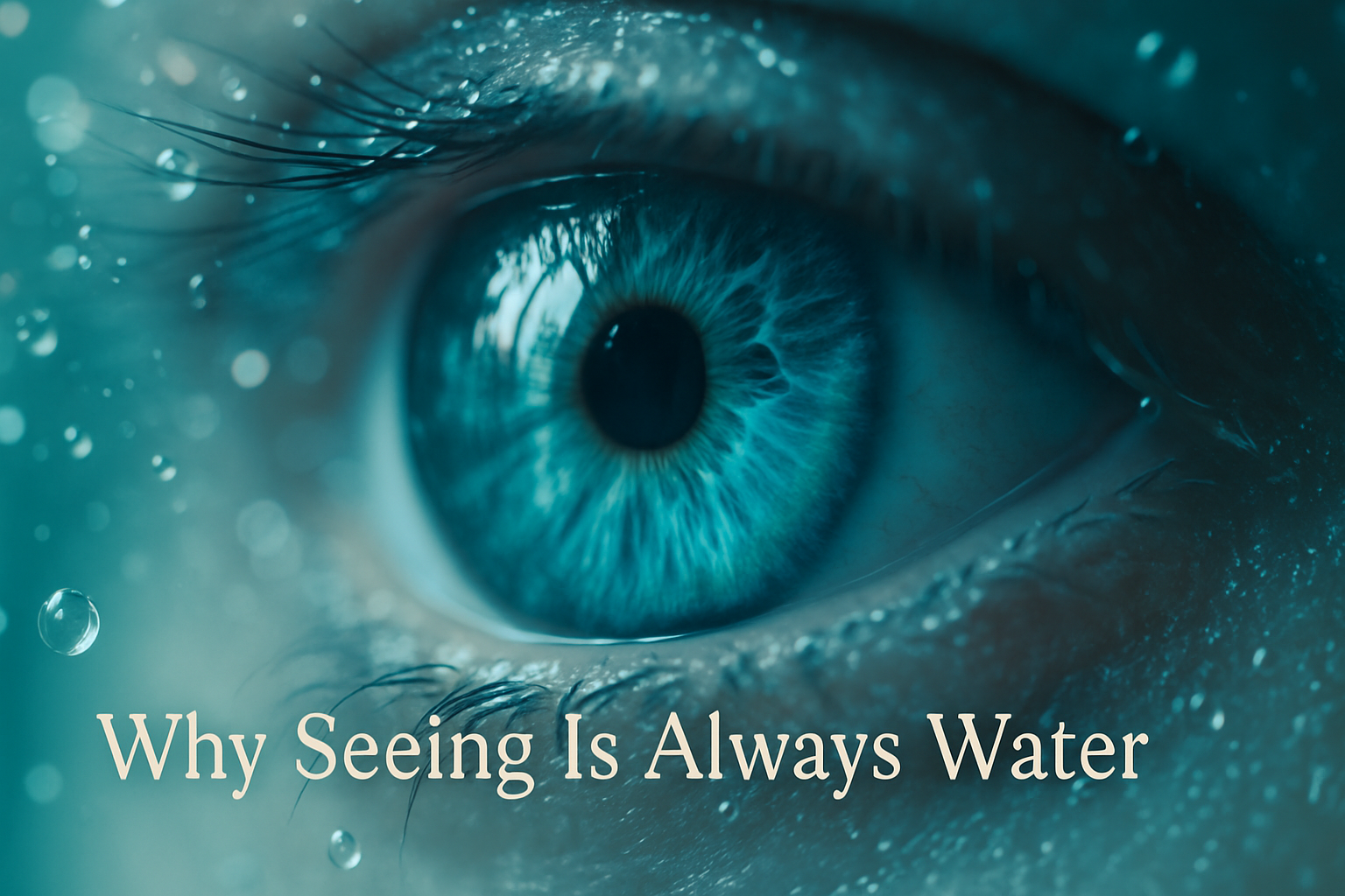 Through the Water of the Eyes: Why Seeing Is Always Water
