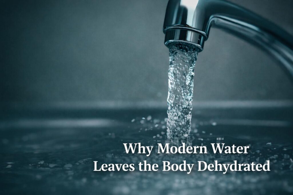 Why Modern Water Leaves the Body Dehydrated