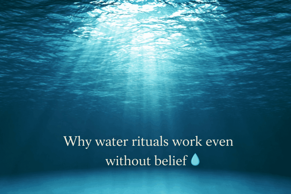 Why water rituals work even without belief 💧