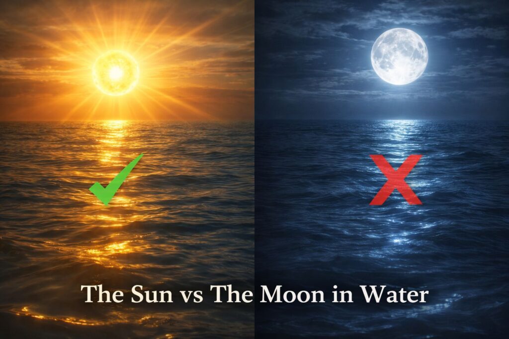 Sun vs The Moon in Water