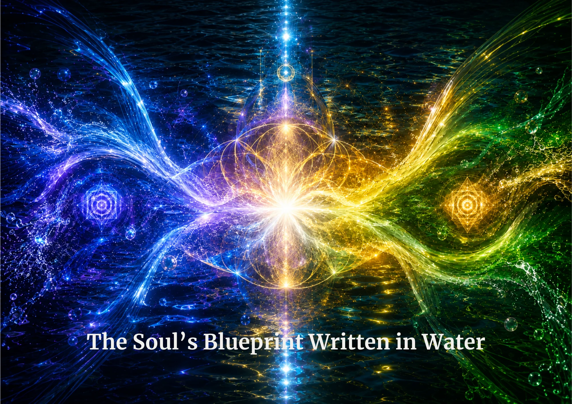 The Soul's Blueprint Written in Water